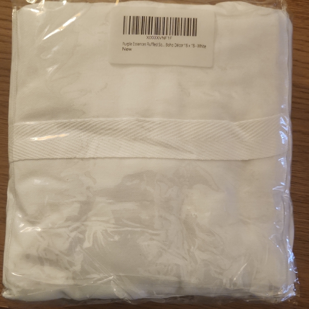 White Ruffled Pillow Covers From Amazon Set